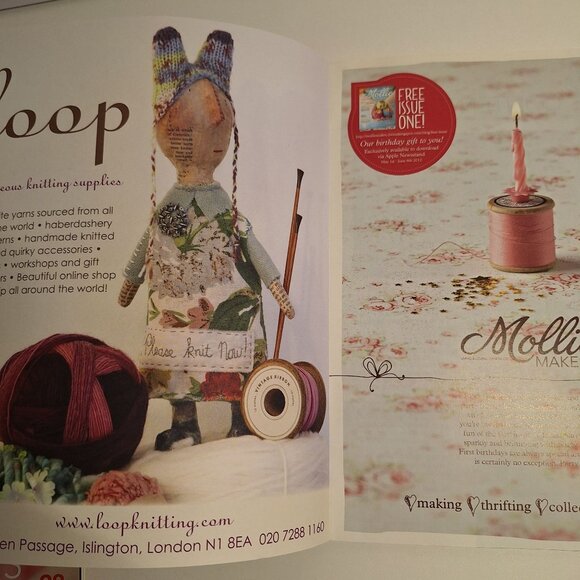 Mollie Makes Issue 14 2012 Magazine Felted Macrons Handmade Fun DIY Projects - Picture 2 of 12